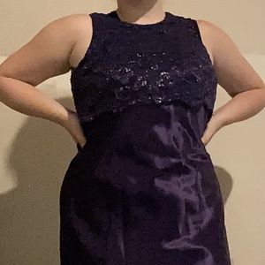 SteppinOut, royal purple dress, size 10